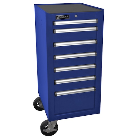 Homak 18in H2Pro Series 7 Drawer Side Cabinet - Blue BL08018070